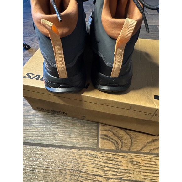 Salomon X Ultra 4 Mid GTX W Gore Tex Women's Hiking Boots Ebony Mocha Cream SZ 8 - Picture 4 of 15